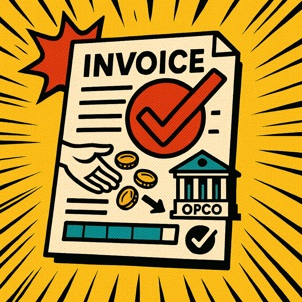 Facturation d'un organisme de formation avec subrogation OPCO et suivi des reglements