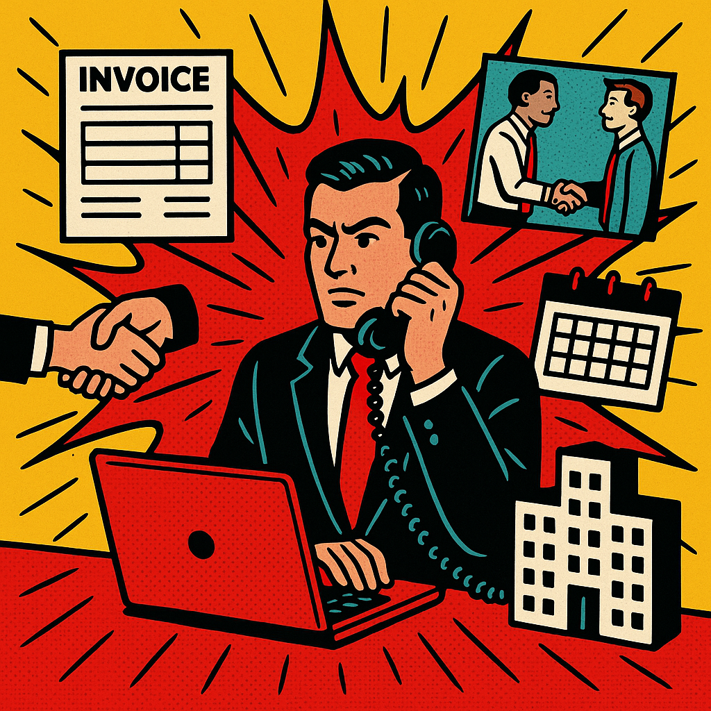 Office manager externalisee coordonnant l administratif d une entreprise a distance